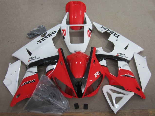 2009-2011 Yamaha YZF R1 Motorcycle Fairing - White Red Black UK