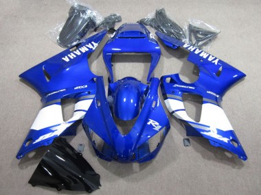 Best 2009-2011 Yamaha YZF R1 Motorcycle Fairing - Blue White UK