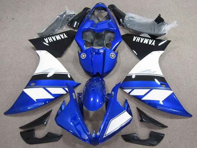 2009-2011 Yamaha YZF R1 Motorcycle Fairings - Blue White Black UK