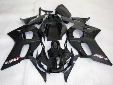 Best 1998-2002 Yamaha YZF R6 Motorcycle Fairing - Glossy Black Matte Black UK
