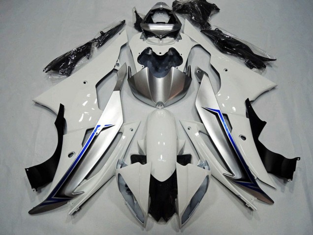 2008-2016 Yamaha YZF R6 Motorcycle Fairing Kits - White Blue Black UK
