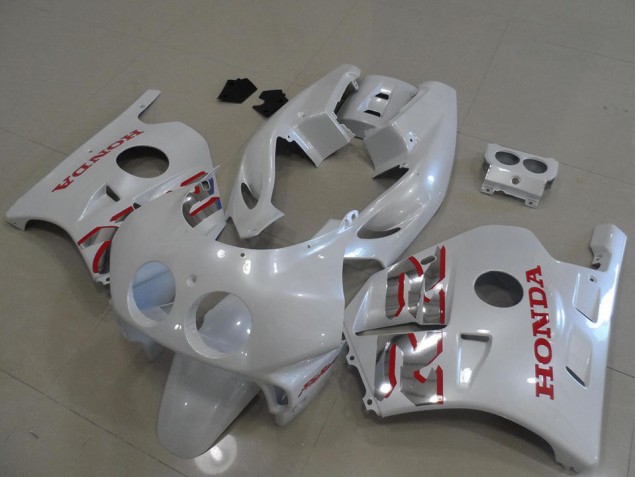 ABS 1991-1998 Pearl White Red Honda CBR250RR MC22 Motorcylce Fairings UK ABS 1991-1998 Pearl White Red Honda CBR250RR MC22 Motorcylce Fairings UK