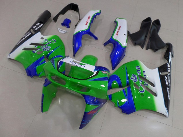 ABS 1994-1997 Green Corona Kawasaki ZX9R Motorcycle Bodywork UK ABS 1994-1997 Green Corona Kawasaki ZX9R Motorcycle Bodywork UK