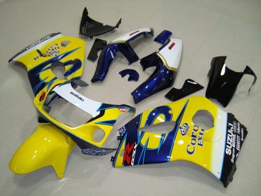 ABS 1996-2000 Yellow Corona Suzuki GSXR 600 Motorcycle Fairings UK