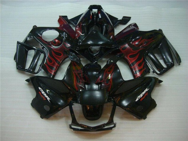 ABS 1995-1998 Black Red Flame Honda CBR600 F3 Motorcyle Fairings UK ABS 1995-1998 Black Red Flame Honda CBR600 F3 Motorcyle Fairings UK