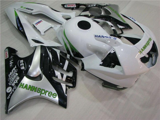 ABS 1995-1998 White Green Hannspree Honda CBR600 F3 Motorcycle Fairings Kit UK ABS 1995-1998 White Green Hannspree Honda CBR600 F3 Motorcycle Fairings Kit UK