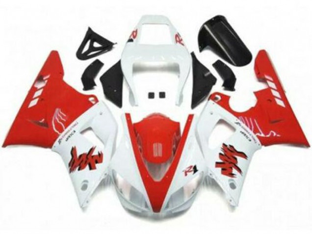 ABS 1998-1999 Red White Yamaha YZF R1 Moto Fairings UK ABS 1998-1999 Red White Yamaha YZF R1 Moto Fairings UK