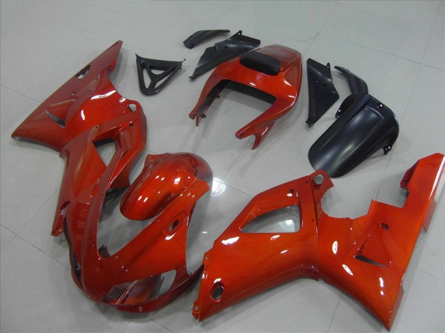 ABS 1998-1999 Dark Orange Yamaha YZF R1 Motorcycle Fairing UK