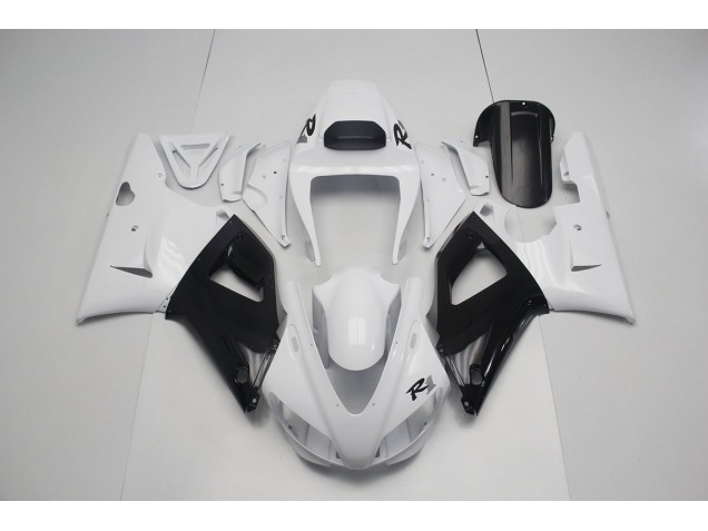ABS 1998-1999 Pearl White Black Yamaha YZF R1 Bike Fairings UK ABS 1998-1999 Pearl White Black Yamaha YZF R1 Bike Fairings UK