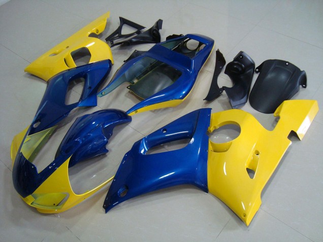 ABS 1998-2002 Yellow Blue Yamaha YZF R6 Motorcycle Fairing Kit & Bodywork UK ABS 1998-2002 Yellow Blue Yamaha YZF R6 Motorcycle Fairing Kit & Bodywork UK