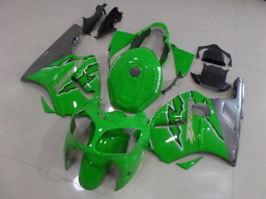 ABS 2000-2001 Green Flame Kawasaki ZX12R Bike Fairings UK