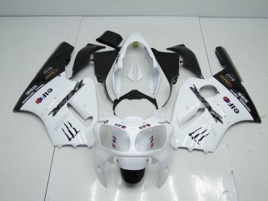 ABS 2000-2001 White Monster Kawasaki ZX12R Bike Fairing UK