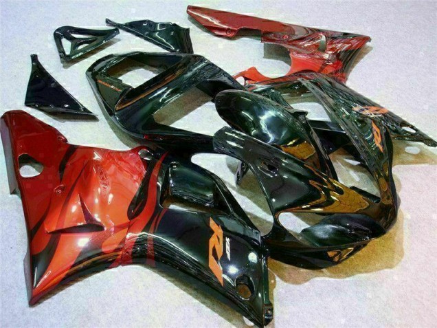 ABS 2000-2001 Red Yamaha YZF R1 Motorcyle Fairings UK ABS 2000-2001 Red Yamaha YZF R1 Motorcyle Fairings UK