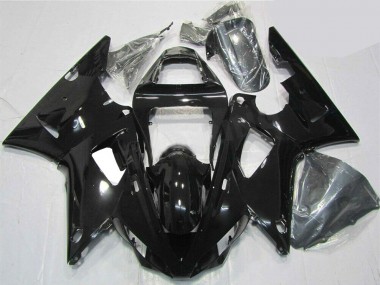 ABS 2000-2001 Glossy Black Yamaha YZF R1 Bike Fairings UK
