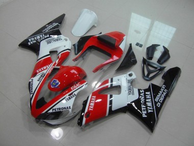 ABS 2000-2001 Red Glossy Black Yamaha YZF R1 Replacement Motorcycle Fairings UK