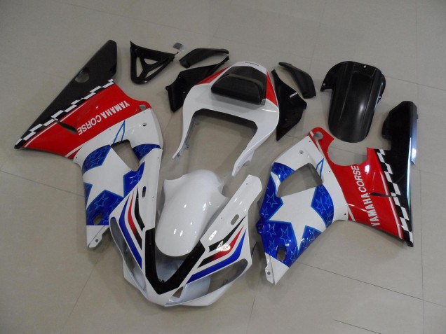 ABS 2000-2001 Star Flag Yamaha YZF R1 Motorcycle Bodywork UK ABS 2000-2001 Star Flag Yamaha YZF R1 Motorcycle Bodywork UK