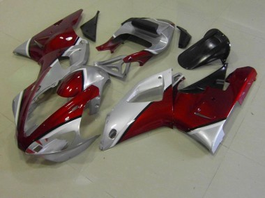 ABS 2000-2001 Red and Silver Yamaha YZF R1 Replacement Motorcycle Fairings UK