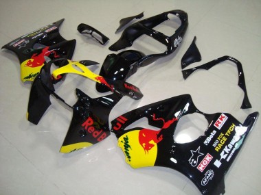 ABS 2000-2002 Red Bull Kawasaki ZX6R Motorcycle Fairings Kits UK