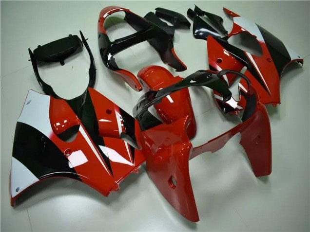 ABS 2000-2002 Red Black White Kawasaki ZX6R Bike Fairings UK ABS 2000-2002 Red Black White Kawasaki ZX6R Bike Fairings UK