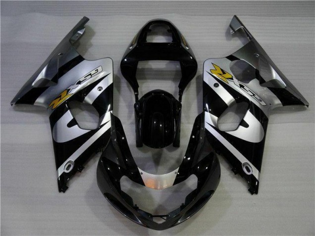 ABS 2000-2002 Silver Black Suzuki GSXR 1000 Motor Fairings UK ABS 2000-2002 Silver Black Suzuki GSXR 1000 Motor Fairings UK