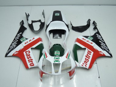 ABS 2000-2006 White Black Red Castro Honda VTR1000 Bike Fairings UK