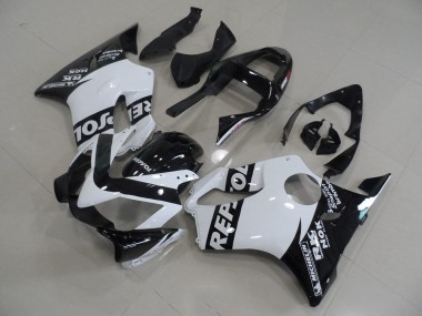 ABS 2001-2003 White Repsol Honda CBR600 F4i Motorcycle Fairings Kit UK