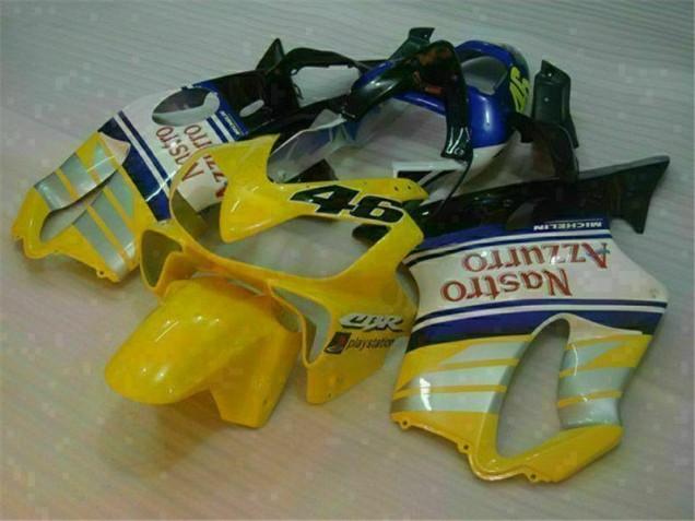 ABS 2001-2003 Yellow Silver Nastro Azzurro Honda CBR600 F4i Motorcylce Fairings UK ABS 2001-2003 Yellow Silver Nastro Azzurro Honda CBR600 F4i Motorcylce Fairings UK