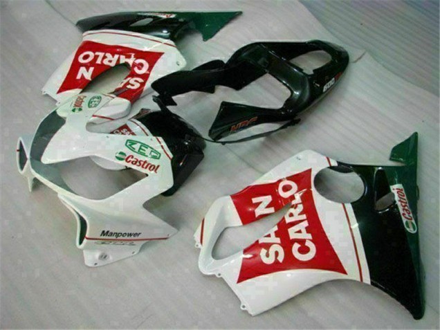 ABS 2001-2003 Red White Black San Carlo Honda CBR600 F4i Bike Fairing UK ABS 2001-2003 Red White Black San Carlo Honda CBR600 F4i Bike Fairing UK