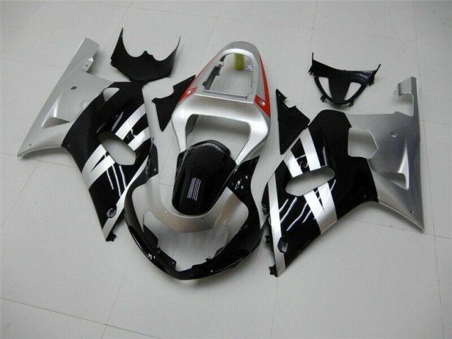 ABS 2001-2003 Black Silver Suzuki GSXR 600/750 Motorbike Fairing UK ABS 2001-2003 Black Silver Suzuki GSXR 600/750 Motorbike Fairing UK