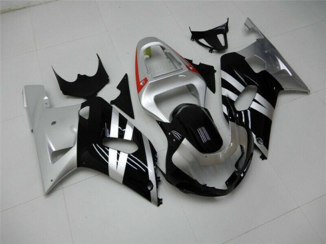 ABS 2001-2003 Black Silver Suzuki GSXR 600/750 Motorbike Fairing UK ABS 2001-2003 Black Silver Suzuki GSXR 600/750 Motorbike Fairing UK