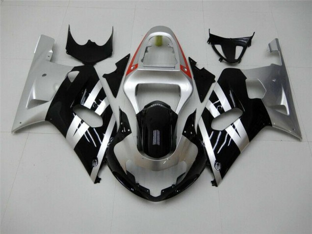 ABS 2001-2003 Black Silver Suzuki GSXR 600/750 Motorbike Fairing UK ABS 2001-2003 Black Silver Suzuki GSXR 600/750 Motorbike Fairing UK