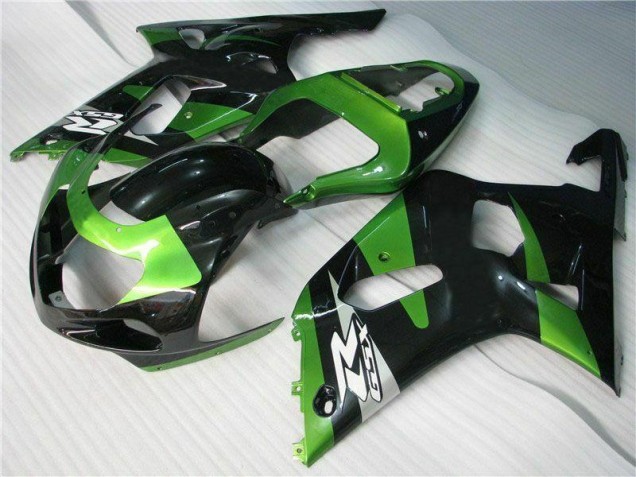 ABS 2001-2003 Green Black Suzuki GSXR 600/750 Motorbike Fairing UK ABS 2001-2003 Green Black Suzuki GSXR 600/750 Motorbike Fairing UK