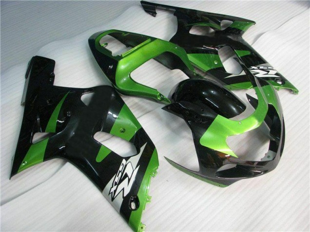 ABS 2001-2003 Green Black Suzuki GSXR 600/750 Motorbike Fairing UK ABS 2001-2003 Green Black Suzuki GSXR 600/750 Motorbike Fairing UK