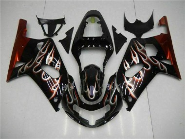 ABS 2001-2003 Black Suzuki GSXR 600/750 Motorcycle Bodywork UK