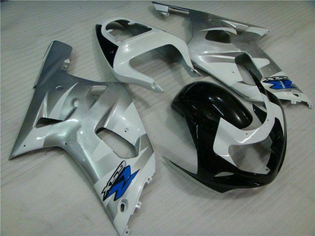 ABS 2001-2003 Silver Black Suzuki GSXR 600/750 Motorbike Fairing Kits UK