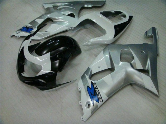 ABS 2001-2003 Silver Black Suzuki GSXR 600/750 Motorbike Fairing Kits UK