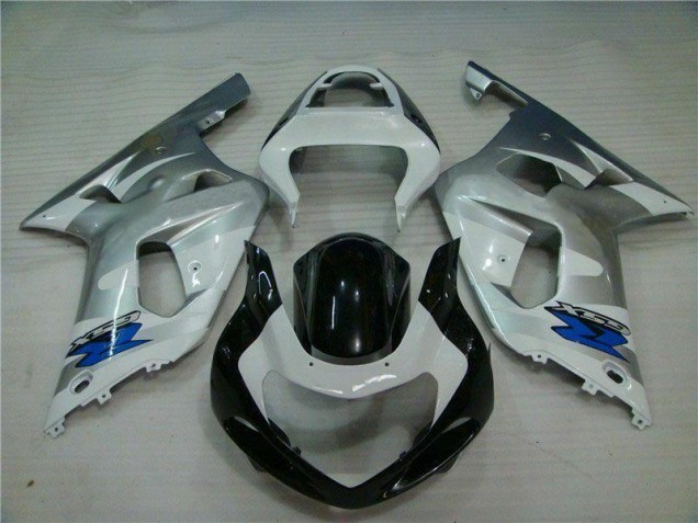 ABS 2001-2003 Silver Black Suzuki GSXR 600/750 Motorbike Fairing Kits UK