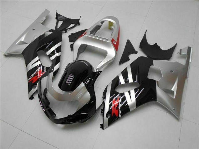 ABS 2001-2003 Silver Suzuki GSXR 600/750 Motorcycle Fairings Kits UK