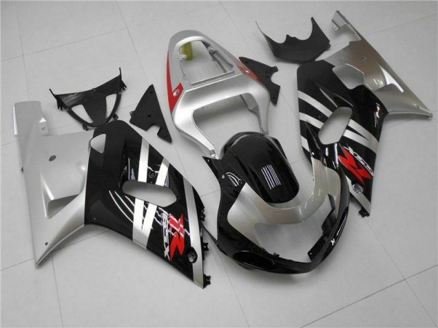 ABS 2001-2003 Silver Suzuki GSXR 600/750 Motorcycle Fairings Kits UK