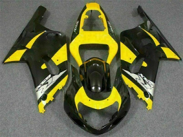 ABS 2001-2003 Yellow Black Suzuki GSXR 600/750 Motorcycle Replacement Fairings UK ABS 2001-2003 Yellow Black Suzuki GSXR 600/750 Motorcycle Replacement Fairings UK