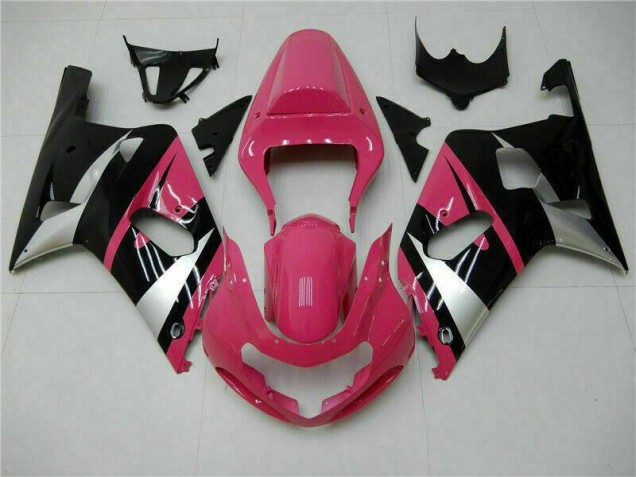 ABS 2001-2003 Pink Black Suzuki GSXR 600/750 Replacement Fairings UK ABS 2001-2003 Pink Black Suzuki GSXR 600/750 Replacement Fairings UK