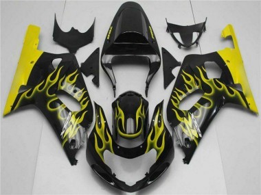 ABS 2001-2003 Black Suzuki GSXR 600/750 Motorbike Fairing UK