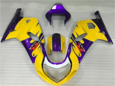 ABS 2001-2003 Yellow Suzuki GSXR 600/750 Replacement Motorcycle Fairings & Plastics UK