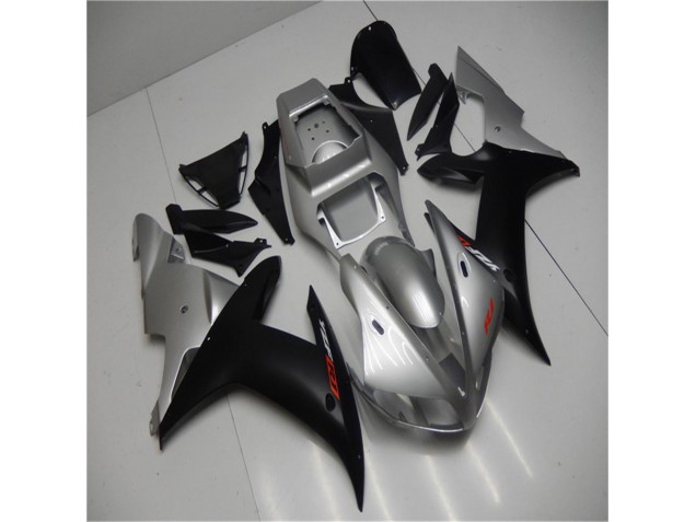 ABS 2002-2003 Silver Black Yamaha YZF R1 Motorbike Fairings UK ABS 2002-2003 Silver Black Yamaha YZF R1 Motorbike Fairings UK