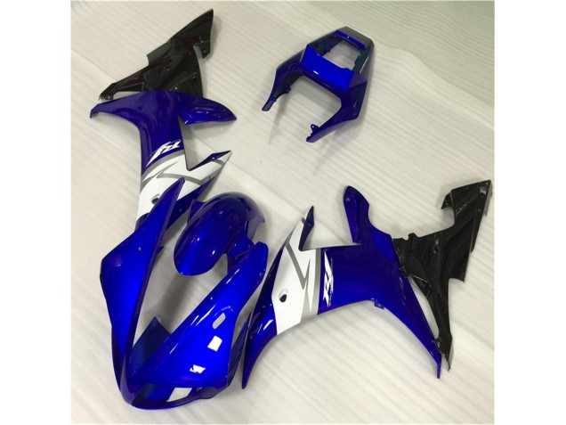 ABS 2002-2003 Blue White Yamaha YZF R1 Motorcycle Fairing Kits UK