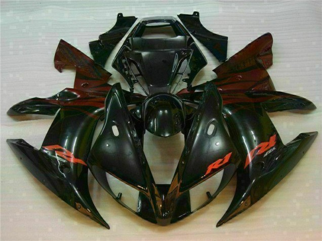 ABS 2002-2003 Black Yamaha YZF R1 Bike Fairings UK ABS 2002-2003 Black Yamaha YZF R1 Bike Fairings UK