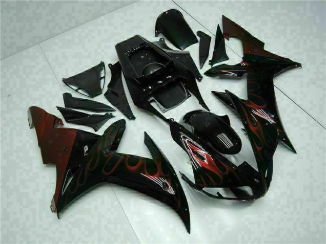ABS 2002-2003 Black Yamaha YZF R1 Motorcyle Fairings UK ABS 2002-2003 Black Yamaha YZF R1 Motorcyle Fairings UK