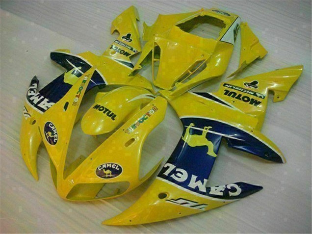 ABS 2002-2003 Yellow Yamaha YZF R1 Motorcycle Fairing Kit UK ABS 2002-2003 Yellow Yamaha YZF R1 Motorcycle Fairing Kit UK