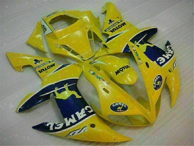 ABS 2002-2003 Yellow Yamaha YZF R1 Motorcycle Fairing Kit UK ABS 2002-2003 Yellow Yamaha YZF R1 Motorcycle Fairing Kit UK