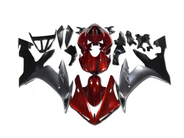 ABS 2002-2003 Red Grey Black Yamaha YZF R1 Motorcyle Fairings UK ABS 2002-2003 Red Grey Black Yamaha YZF R1 Motorcyle Fairings UK